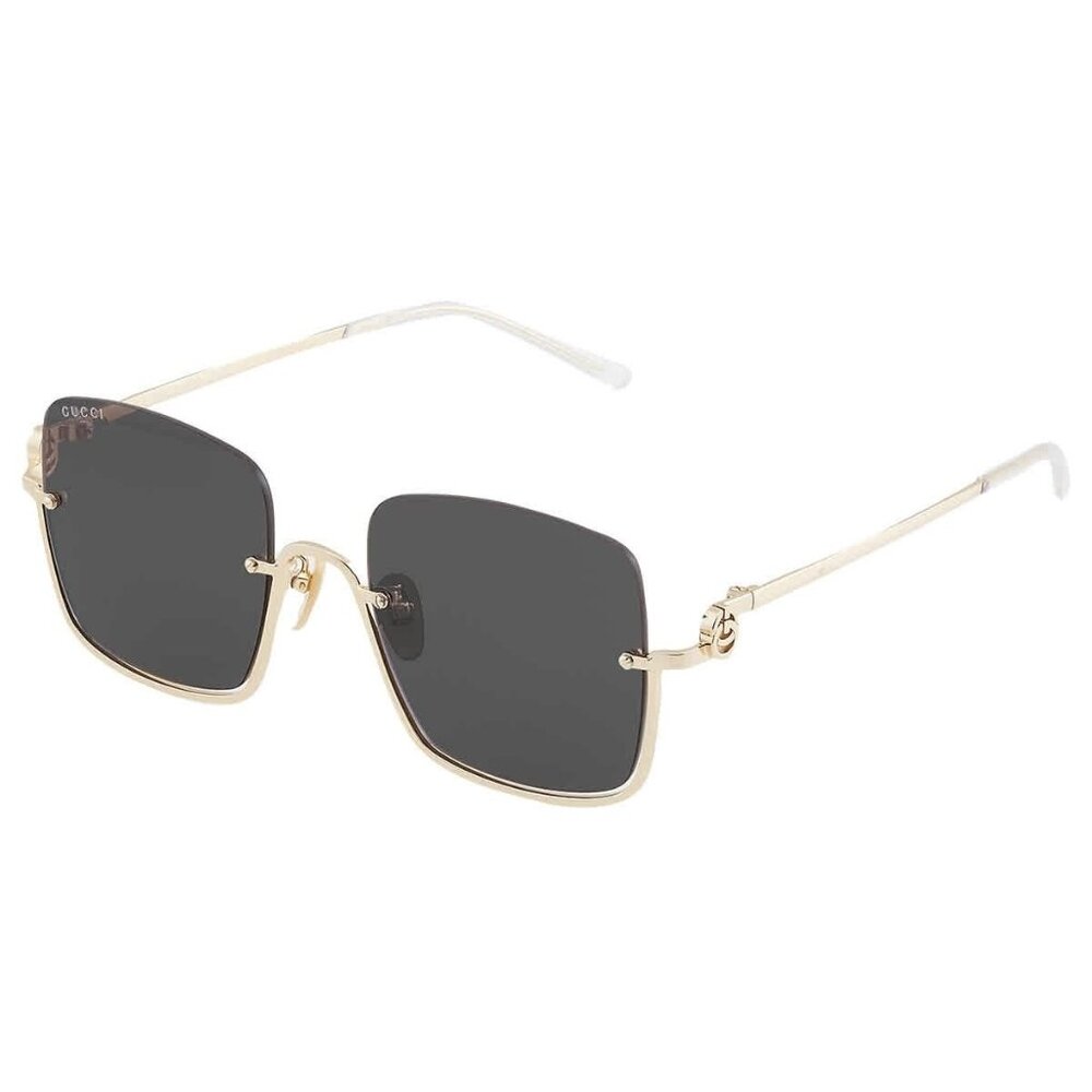 Sunglasses Gucci Women GG1279S 001 Gold Square Authentic